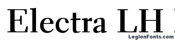 Electra LH Bold Oldstyle Figures font, free Electra LH Bold Oldstyle Figures font, preview Electra LH Bold Oldstyle Figures font