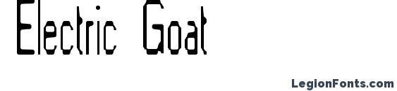 Electric Goat font, free Electric Goat font, preview Electric Goat font