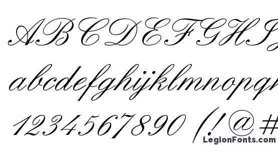 elegant cursive font