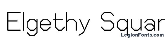 шрифт Elgethy Square, бесплатный шрифт Elgethy Square, предварительный просмотр шрифта Elgethy Square