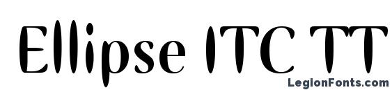 шрифт Ellipse ITC TT Bold, бесплатный шрифт Ellipse ITC TT Bold, предварительный просмотр шрифта Ellipse ITC TT Bold