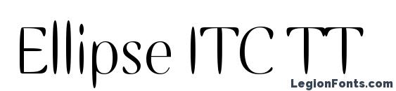 шрифт Ellipse ITC TT, бесплатный шрифт Ellipse ITC TT, предварительный просмотр шрифта Ellipse ITC TT