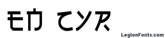 шрифт En cyr, бесплатный шрифт En cyr, предварительный просмотр шрифта En cyr