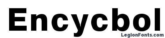 Шрифт Encycbol
