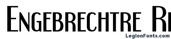 шрифт Engebrechtre Regular, бесплатный шрифт Engebrechtre Regular, предварительный просмотр шрифта Engebrechtre Regular