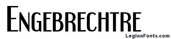 шрифт Engebrechtre, бесплатный шрифт Engebrechtre, предварительный просмотр шрифта Engebrechtre