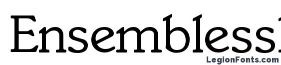 Ensemblessk regular font, free Ensemblessk regular font, preview Ensemblessk regular font