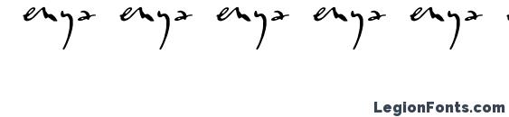 Шрифт Enyalogo, Арабские шрифты