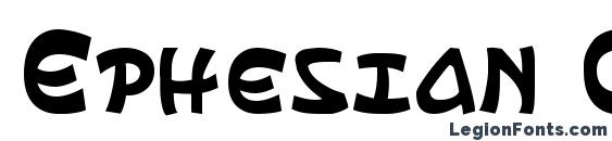 шрифт Ephesian Condensed, бесплатный шрифт Ephesian Condensed, предварительный просмотр шрифта Ephesian Condensed