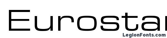 Eurostar Regular Extended font, free Eurostar Regular Extended font, preview Eurostar Regular Extended font