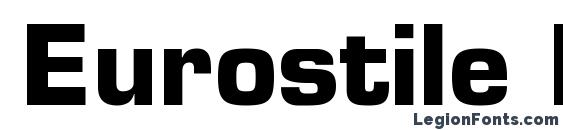 Шрифт Eurostile LT Bold