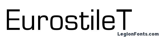 EurostileT font, free EurostileT font, preview EurostileT font