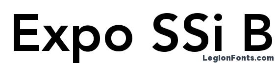 шрифт Expo SSi Bold, бесплатный шрифт Expo SSi Bold, предварительный просмотр шрифта Expo SSi Bold