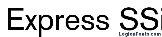 шрифт Express SSi, бесплатный шрифт Express SSi, предварительный просмотр шрифта Express SSi