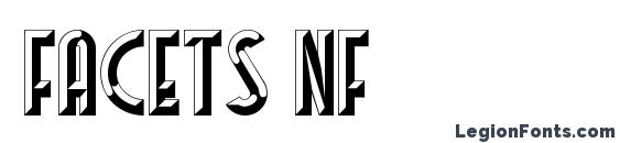 шрифт Facets NF, бесплатный шрифт Facets NF, предварительный просмотр шрифта Facets NF
