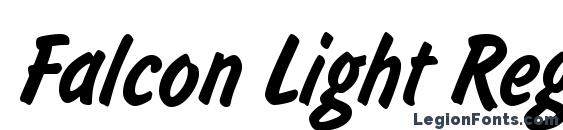 Шрифт Falcon Light Regular