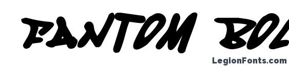 Шрифт Fantom Bold Italic