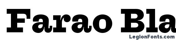 Farao Black OT font, free Farao Black OT font, preview Farao Black OT font