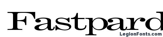 Fastpardontype32 regular Font, Cool Fonts