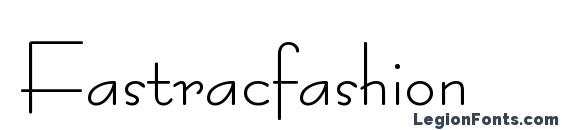 Шрифт Fastracfashion