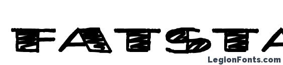 Шрифт FatStack BB, Шрифты для надписей
