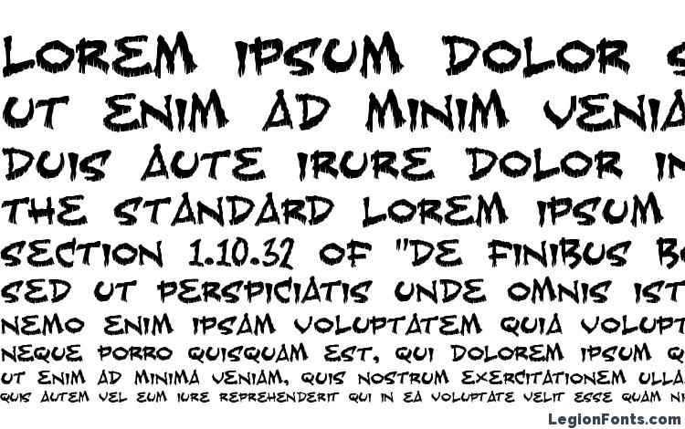 specimens Fearless font, sample Fearless font, an example of writing Fearless font, review Fearless font, preview Fearless font, Fearless font