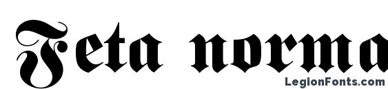 Feta normal Font, Medieval Fonts