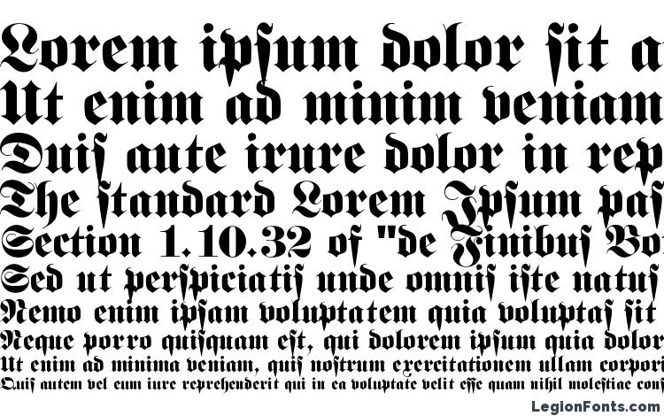 specimens Fette Fraktur font, sample Fette Fraktur font, an example of writing Fette Fraktur font, review Fette Fraktur font, preview Fette Fraktur font, Fette Fraktur font