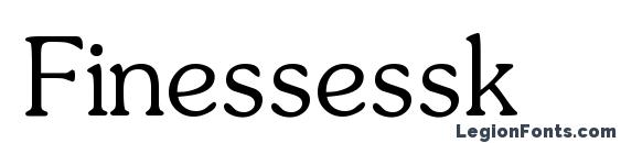 шрифт Finessessk, бесплатный шрифт Finessessk, предварительный просмотр шрифта Finessessk