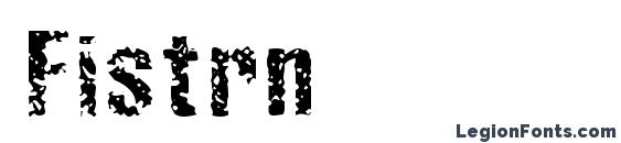 шрифт Fistrn, бесплатный шрифт Fistrn, предварительный просмотр шрифта Fistrn
