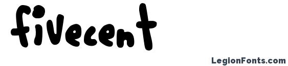 шрифт Fivecent, бесплатный шрифт Fivecent, предварительный просмотр шрифта Fivecent