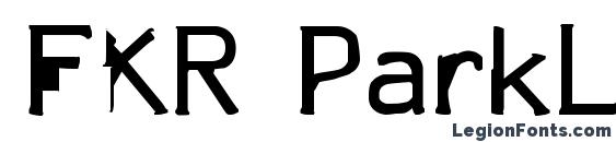 FKR ParkLife UltraBold Font, Lettering Fonts