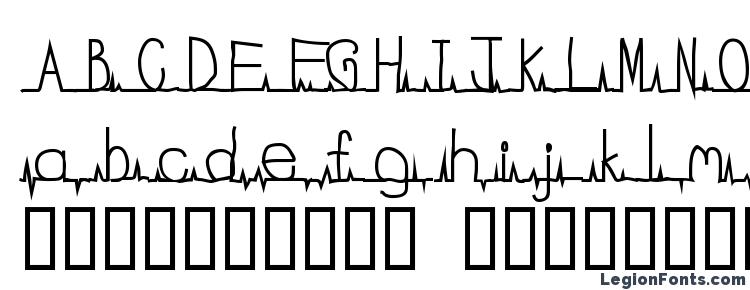глифы шрифта flatline, символы шрифта flatline, символьная карта шрифта flatline, предварительный просмотр шрифта flatline, алфавит шрифта flatline, шрифт flatline