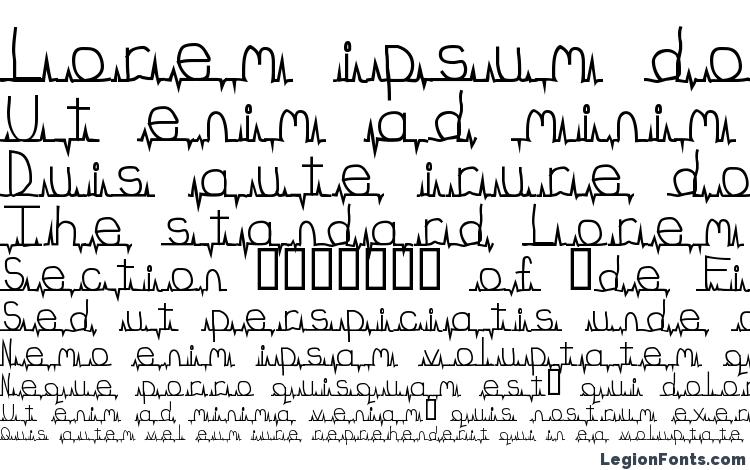 specimens flatline font, sample flatline font, an example of writing flatline font, review flatline font, preview flatline font, flatline font