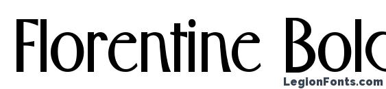 шрифт Florentine Bold, бесплатный шрифт Florentine Bold, предварительный просмотр шрифта Florentine Bold