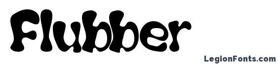шрифт Flubber, бесплатный шрифт Flubber, предварительный просмотр шрифта Flubber