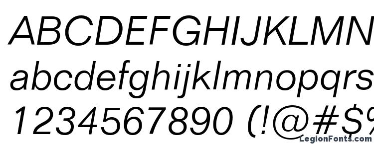 glyphs Folio Light Italic BT font, сharacters Folio Light Italic BT font, symbols Folio Light Italic BT font, character map Folio Light Italic BT font, preview Folio Light Italic BT font, abc Folio Light Italic BT font, Folio Light Italic BT font