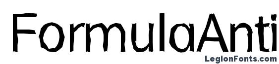 шрифт FormulaAntique Regular, бесплатный шрифт FormulaAntique Regular, предварительный просмотр шрифта FormulaAntique Regular