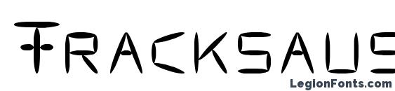 шрифт Fracksausen 1, бесплатный шрифт Fracksausen 1, предварительный просмотр шрифта Fracksausen 1