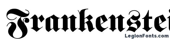 Frankenstein font, free Frankenstein font, preview Frankenstein font