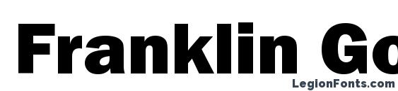 Franklin Gothic Heavy Font