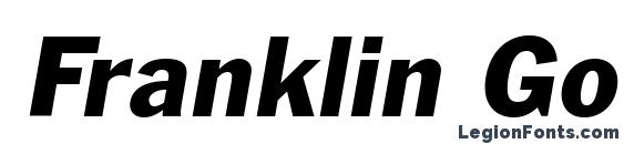 Шрифт Franklin Gothic ITALIC