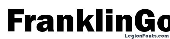 шрифт FranklinGothHeavyTTT, бесплатный шрифт FranklinGothHeavyTTT, предварительный просмотр шрифта FranklinGothHeavyTTT