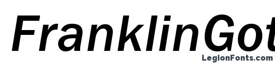Шрифт FranklinGothicMediumC Italic