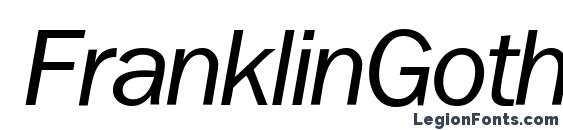 FranklinGothicNew Italic Font