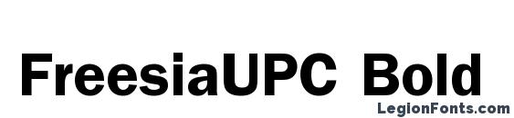 FreesiaUPC Bold Font