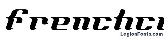 шрифт Frenchcurve alp, бесплатный шрифт Frenchcurve alp, предварительный просмотр шрифта Frenchcurve alp