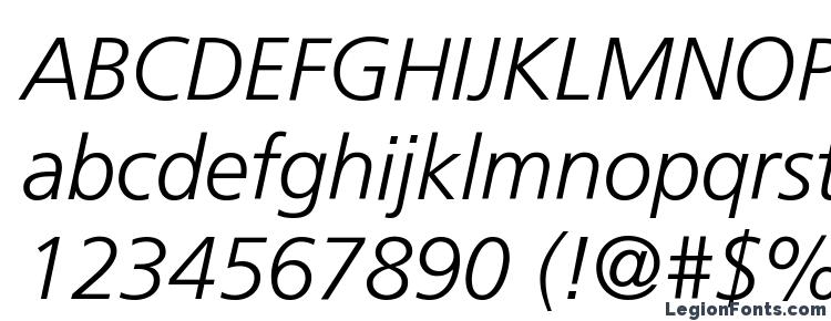 глифы шрифта Frutiger CE 46 Light Italic, символы шрифта Frutiger CE 46 Light Italic, символьная карта шрифта Frutiger CE 46 Light Italic, предварительный просмотр шрифта Frutiger CE 46 Light Italic, алфавит шрифта Frutiger CE 46 Light Italic, шрифт Frutiger CE 46 Light Italic
