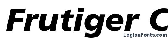 Шрифт Frutiger CE 76 Black Italic