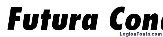 Шрифт Futura CondensedExtraBold Italic